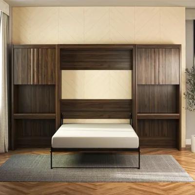 Paramount Murphy Bed with 2 Vanity/Desk Side Cabinets