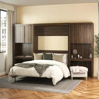 Paramount Murphy Bed with 2 Vanity/Desk Side Cabinets