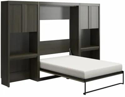 Paramount Murphy Bed with 2 Vanity/Desk Side Cabinets