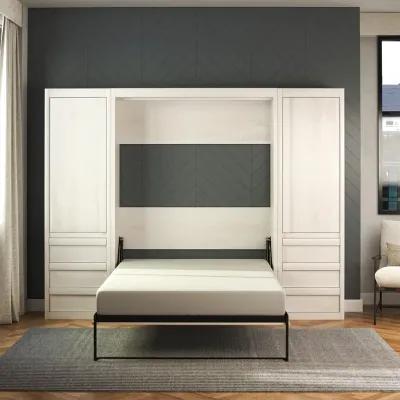 Paramount Murphy Bed with 2 Armoire Side Cabinets