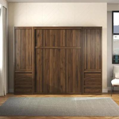 Paramount Murphy Bed with 2 Armoire Side Cabinets