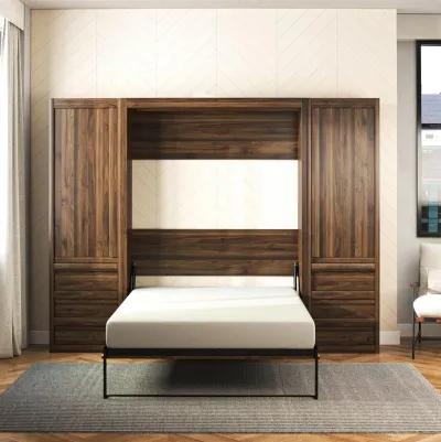 Paramount Murphy Bed with 2 Armoire Side Cabinets