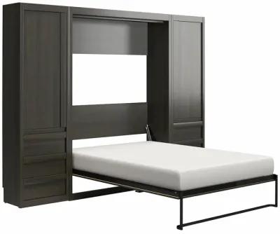 Paramount Murphy Bed with 2 Armoire Side Cabinets