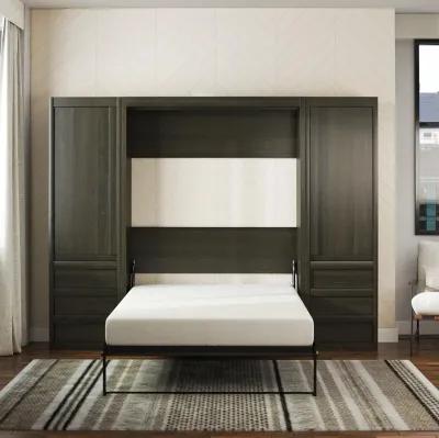 Paramount Murphy Bed with 2 Armoire Side Cabinets