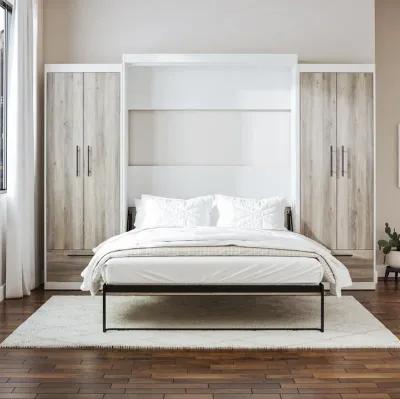 Pinnacle Wall Bed Bundle with 2 Wardrobe Side Cabinets