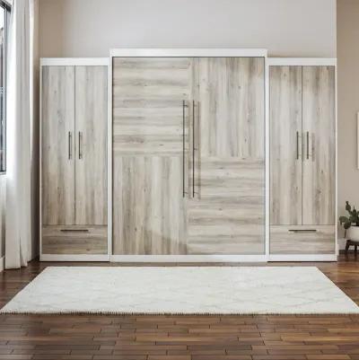 Pinnacle Wall Bed Bundle with 2 Wardrobe Side Cabinets