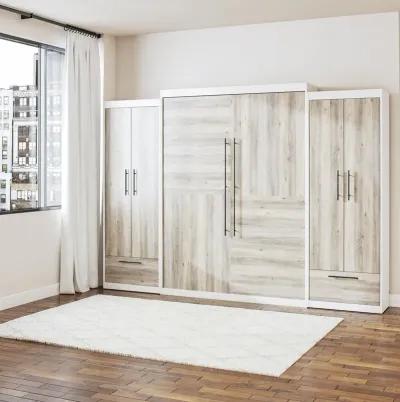 Pinnacle Wall Bed Bundle with 2 Wardrobe Side Cabinets