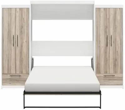 Pinnacle Wall Bed Bundle with 2 Wardrobe Side Cabinets