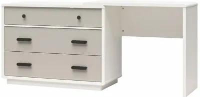 Valencia 3 Drawer Dresser and Desk Combo