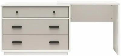 Valencia 3 Drawer Dresser and Desk Combo