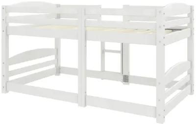 Birley Low Wood Bunk Bed with Integrated Ladder