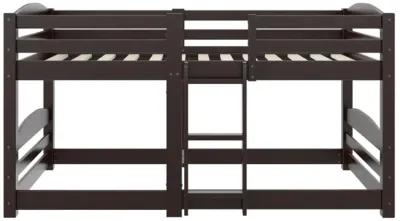 Birley Low Wood Bunk Bed with Integrated Ladder