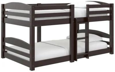 Birley Low Wood Bunk Bed with Integrated Ladder