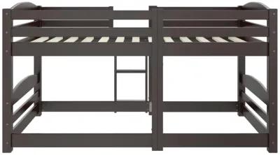 Birley Low Wood Bunk Bed with Integrated Ladder