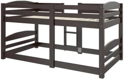 Birley Low Wood Bunk Bed with Integrated Ladder