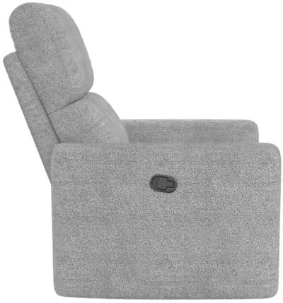 Lukas Upholstered Swivel Recliner Chair