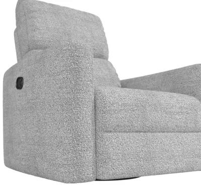 Lukas Upholstered Swivel Recliner Chair