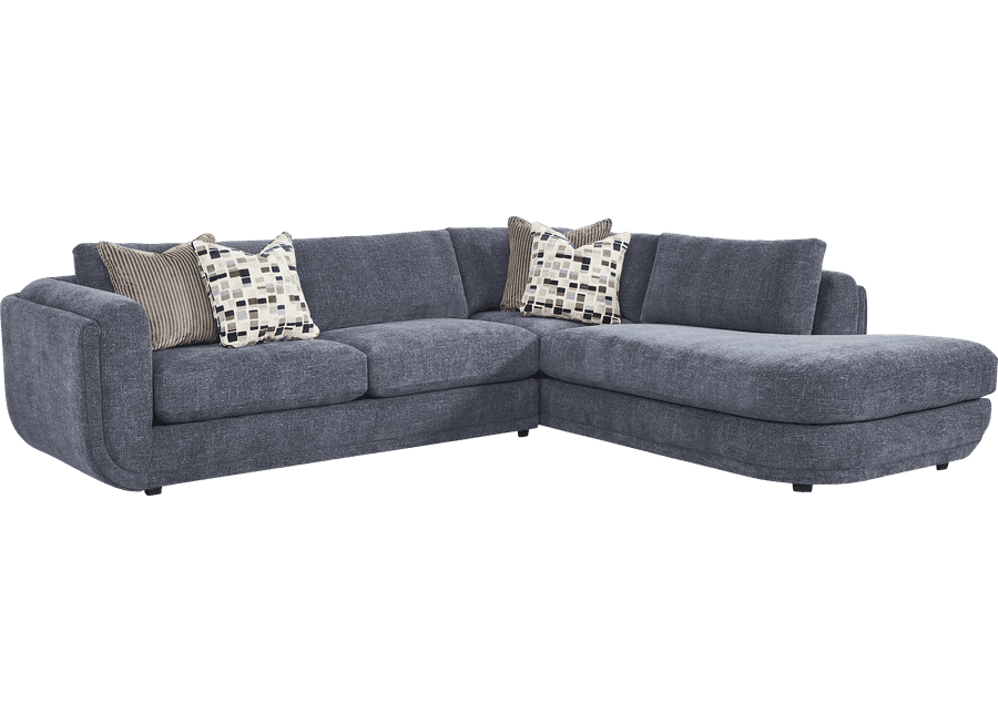 Laguna Hills Indigo 5 Pc Sectional Living Room