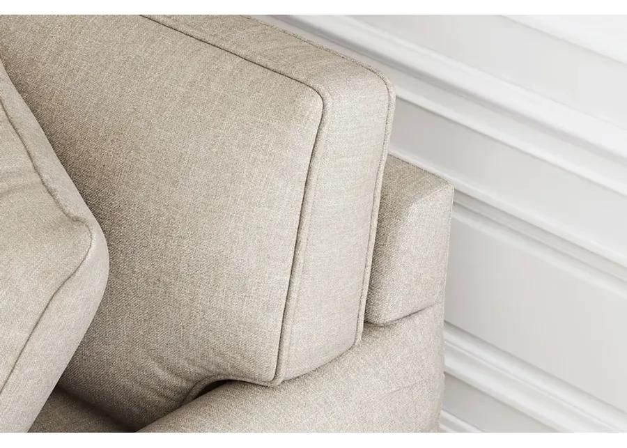 Bellingham Mushroom Textured Chenille Loveseat