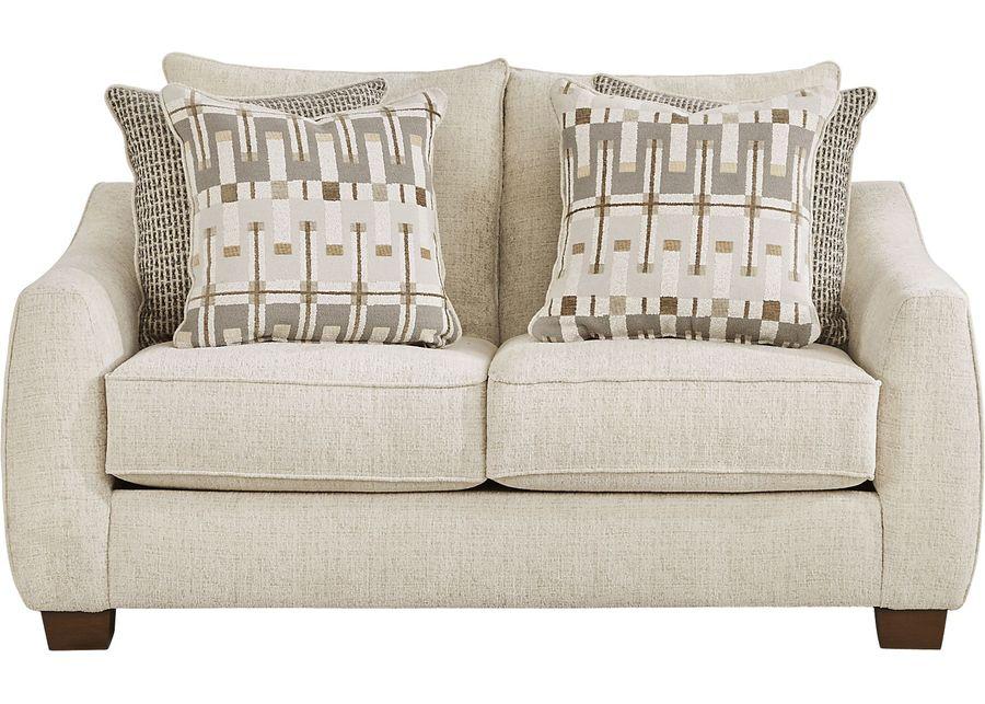 Fallon Ivory 7 Pc Living Room Set