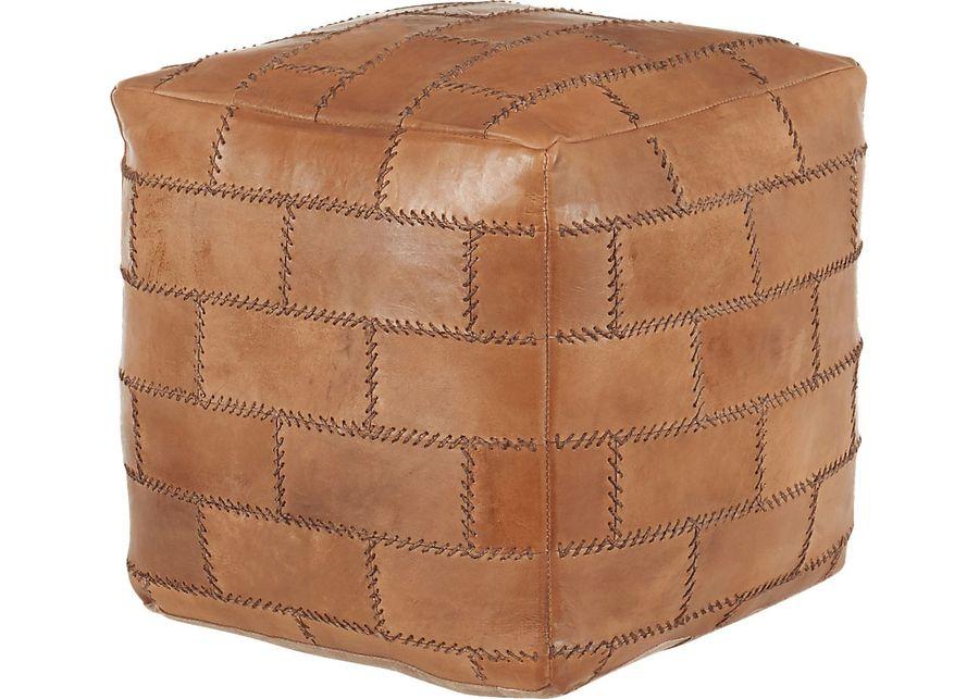 Letchworth Brown Ottoman