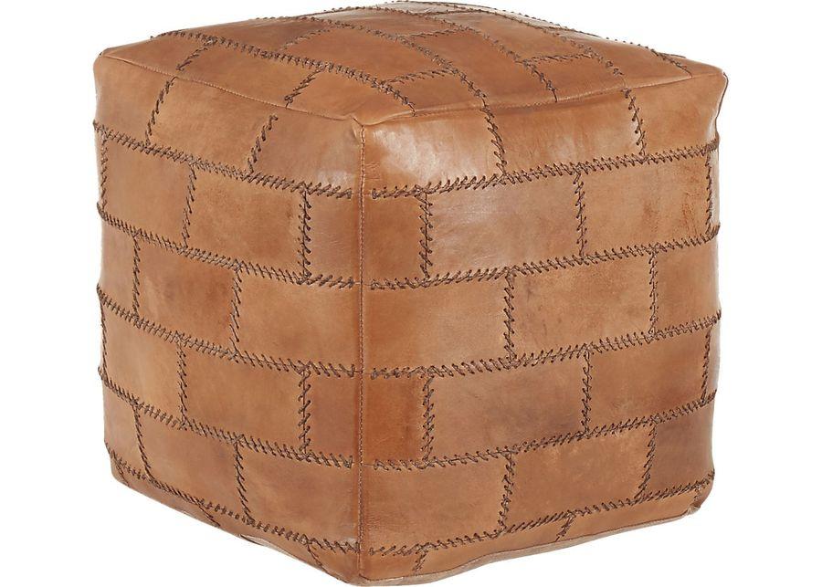 Letchworth Brown Ottoman