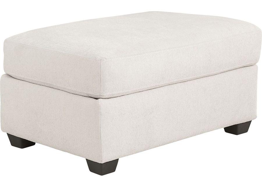 Caprice Ivory Ottoman