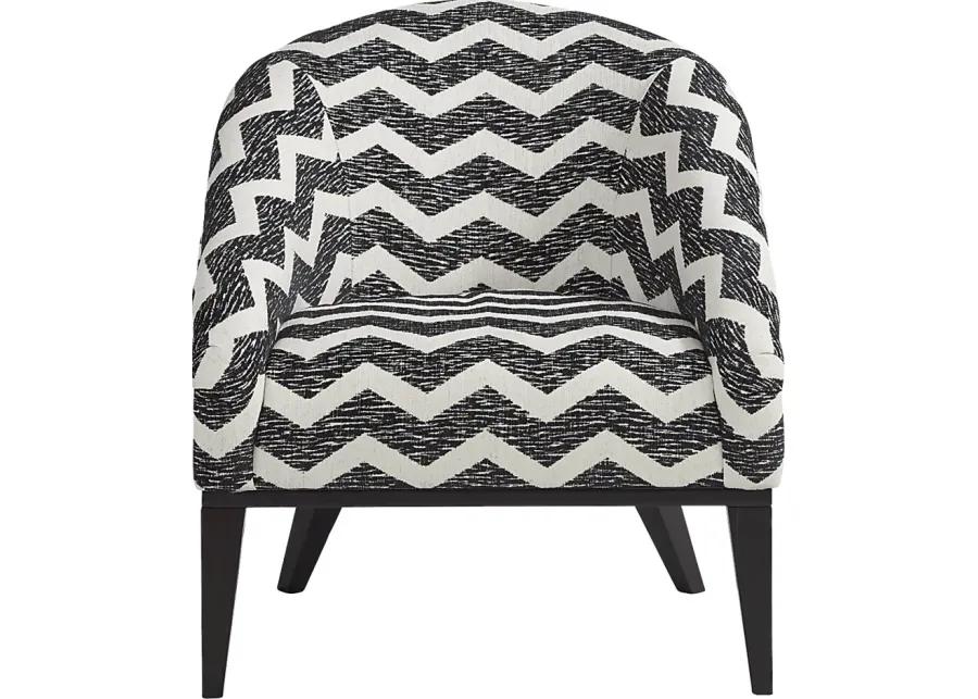 East Side Tweeter Black Accent Chair