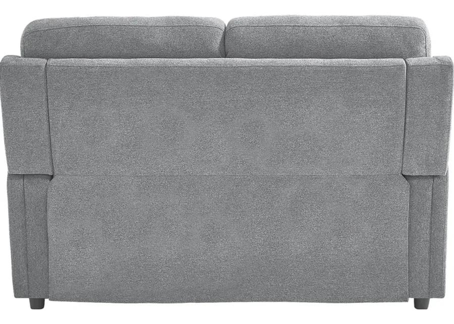 Davis Bay Gray 5 Pc Living Room with Dual Power Reclining Sofa