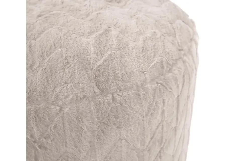 Sishane Linen Foot Pouf