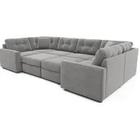 Aberlin Court Beige 3 Pc Sectional