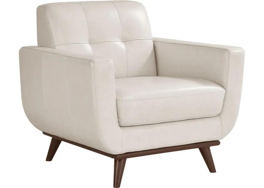 Greyson Ivory Leather 2 Pc Living Room