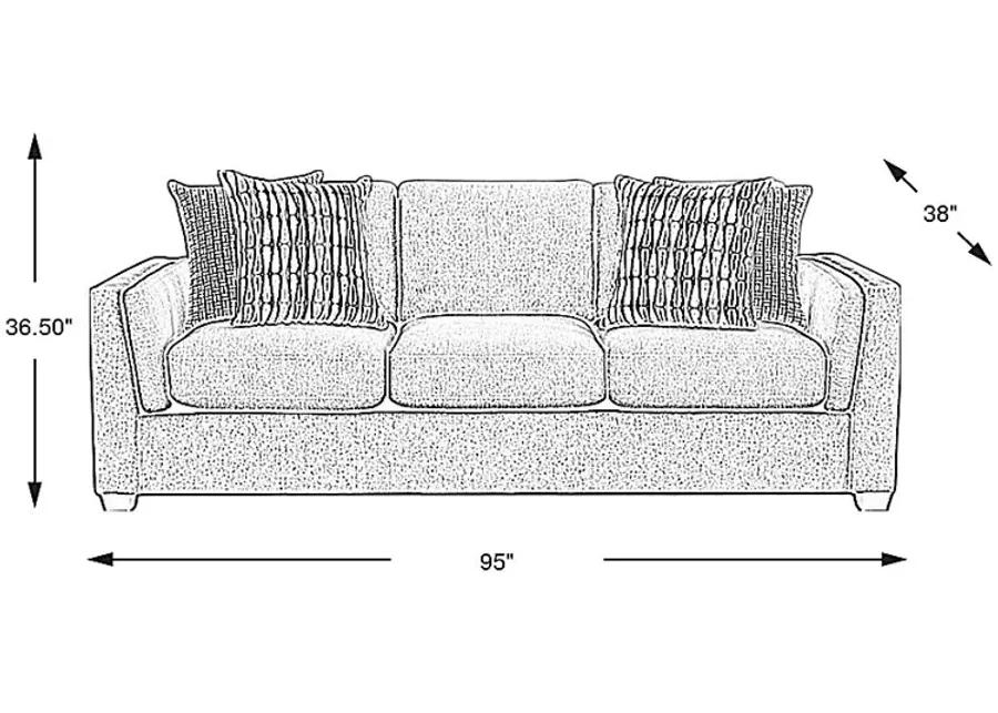 Alcott Gray Queen Sleeper Sofa