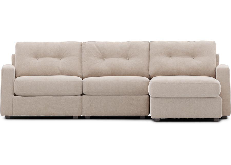 ModularOne Beige 3 Pc Sectional