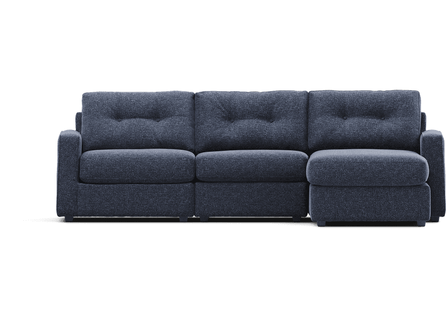 ModularOne Navy 3 Pc Sectional