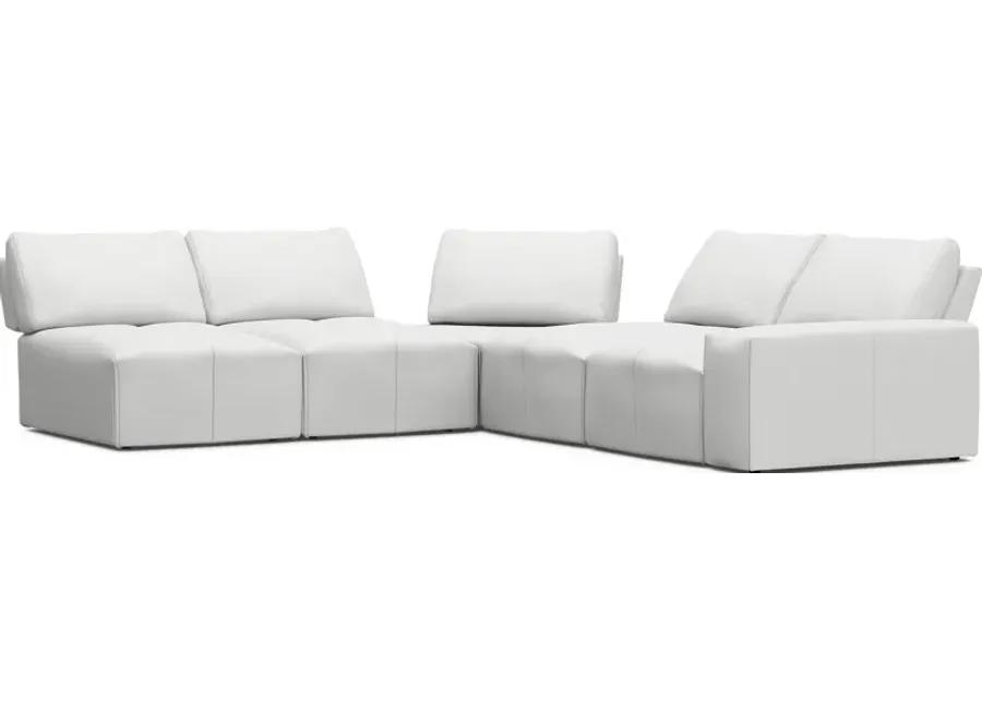 Davis Park Platinum 5 Pc Sectional