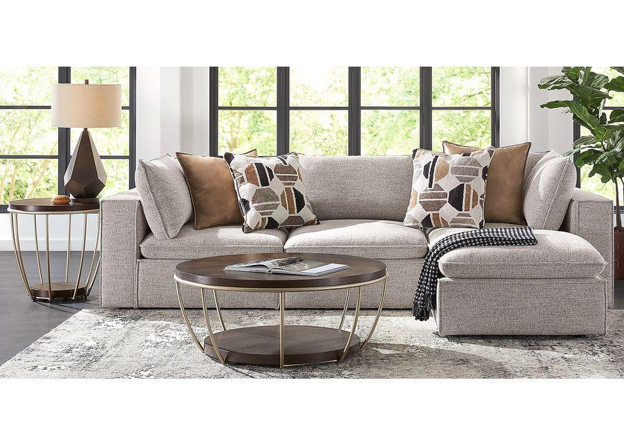 Langford Park Beige 4 Pc Sectional