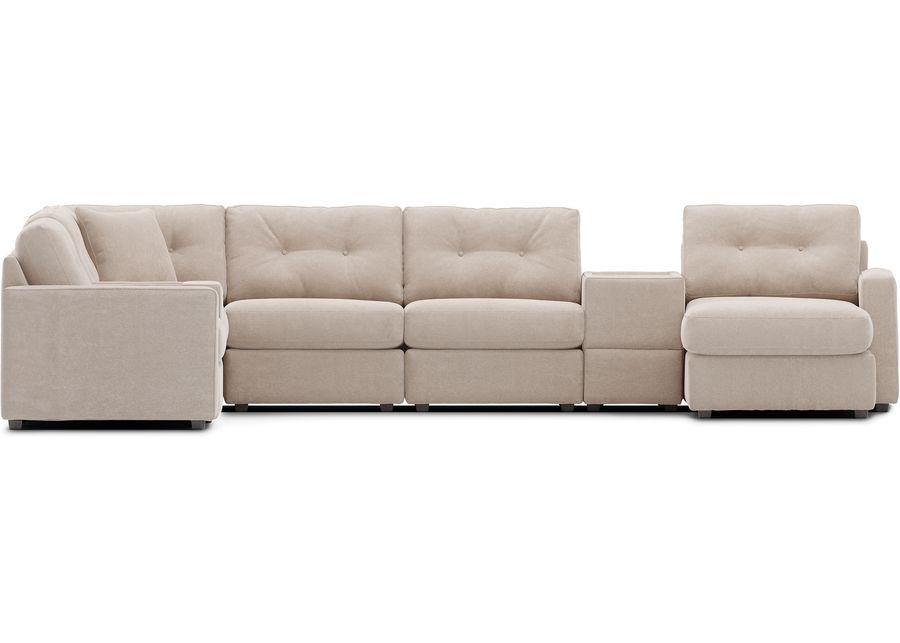 ModularOne Beige 8 Pc Sectional