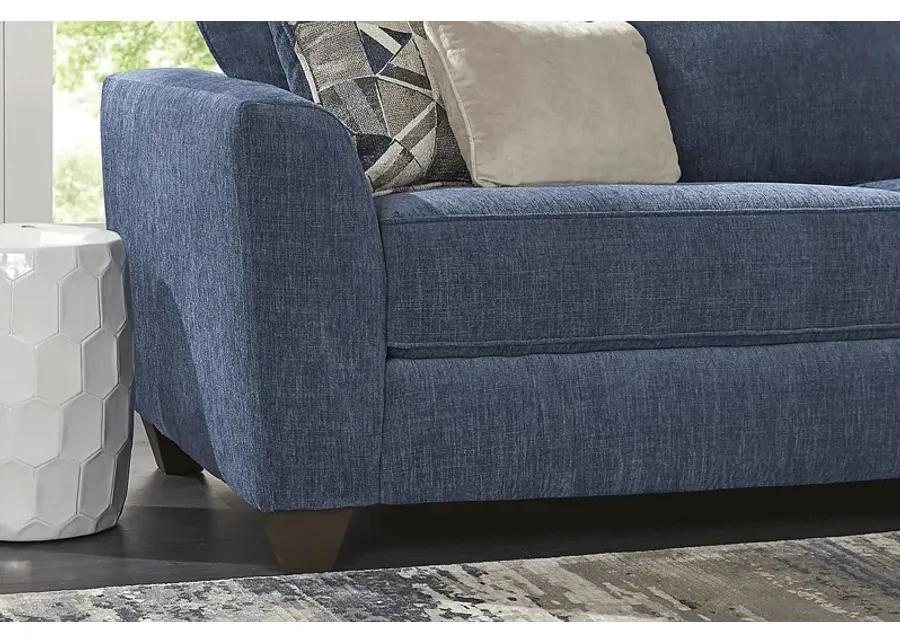 Sandia Heights Blue 8 Pc Living Room