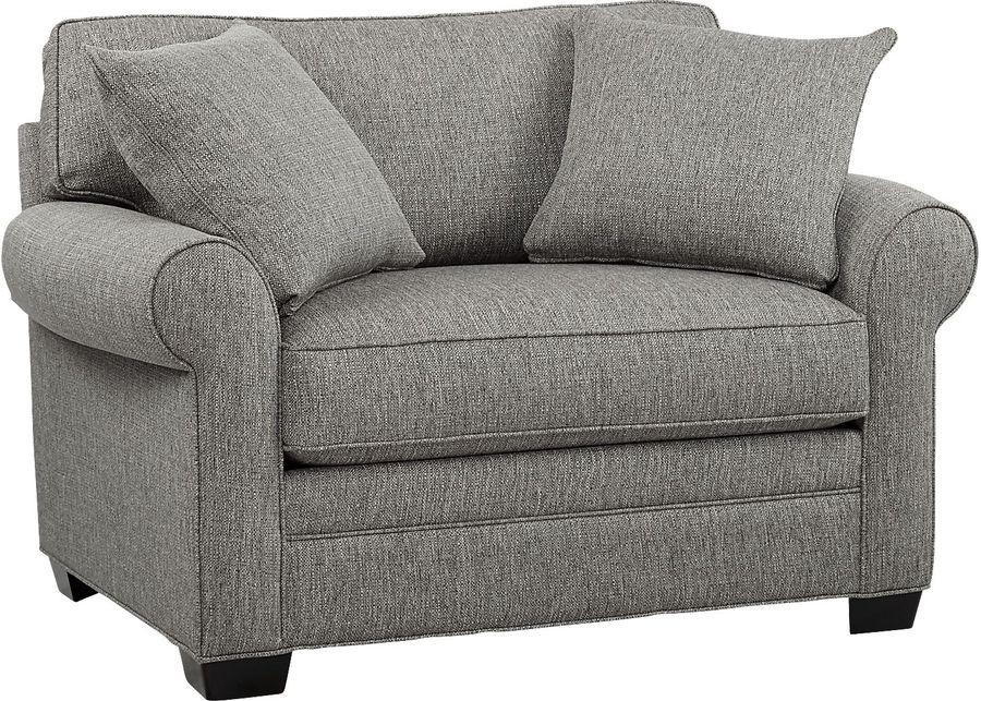 Bellingham Gray Textured 7 Pc Living Room with Sleeper Sofa