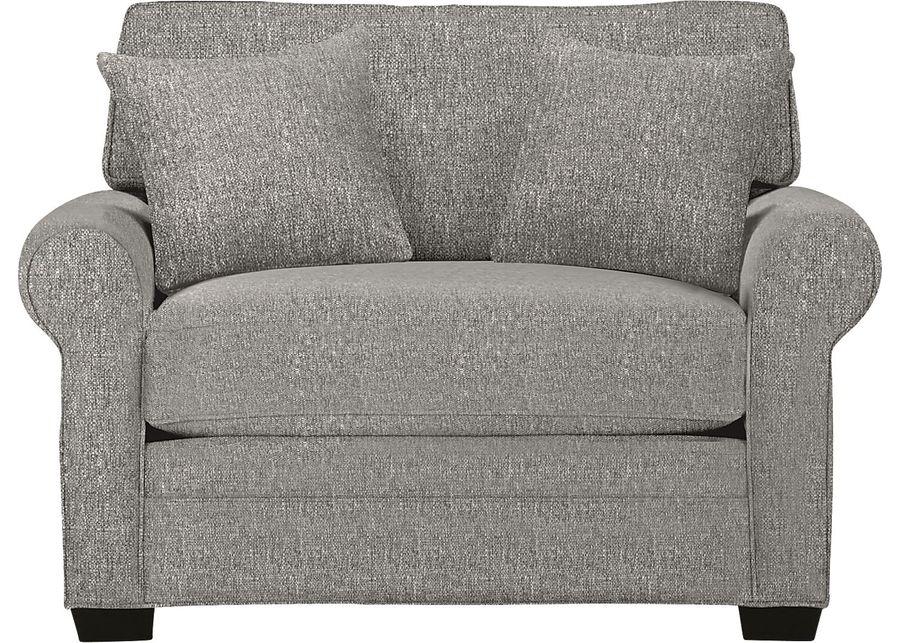 Bellingham Gray Textured 7 Pc Living Room with Sleeper Sofa