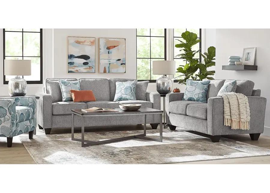 Alanis Bay Gray 8 Pc Living Room