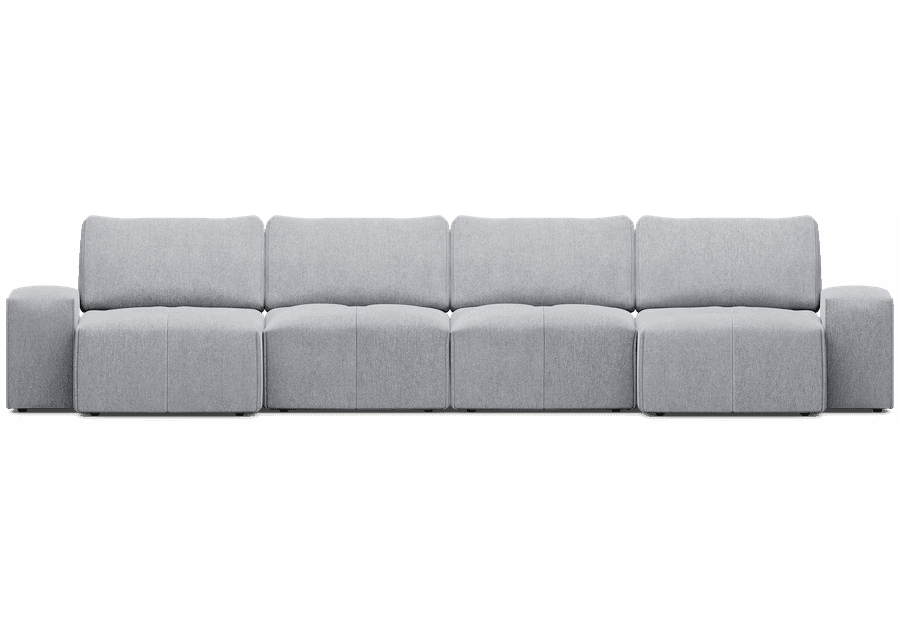 Laney Gray 4 Pc Sectional