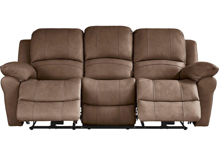 Vercelli Way Brown Leather 5 Pc Power Reclining Living Room with Reclining Sofa