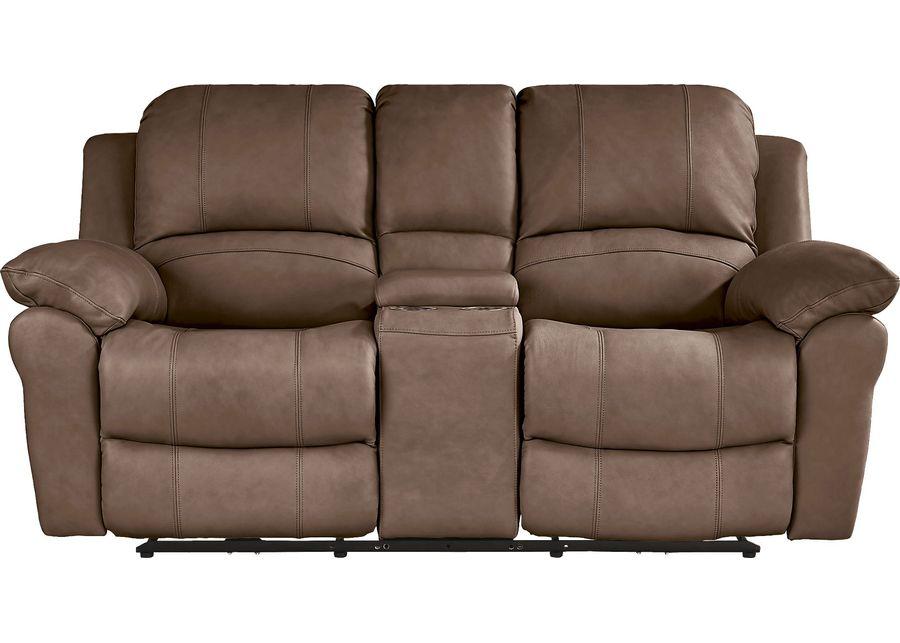 Vercelli Way Brown Leather 5 Pc Power Reclining Living Room with Reclining Sofa