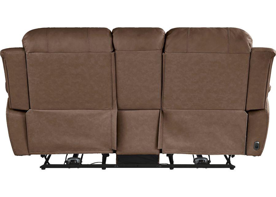 Vercelli Way Brown Leather 5 Pc Power Reclining Living Room with Reclining Sofa