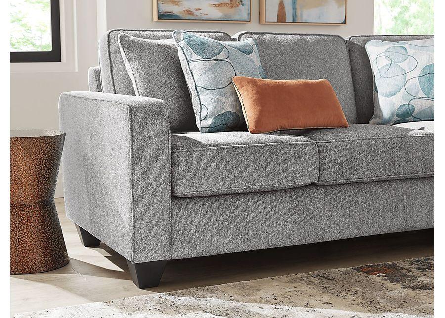 Alanis Bay Gray 6 Pc Sectional Living Room