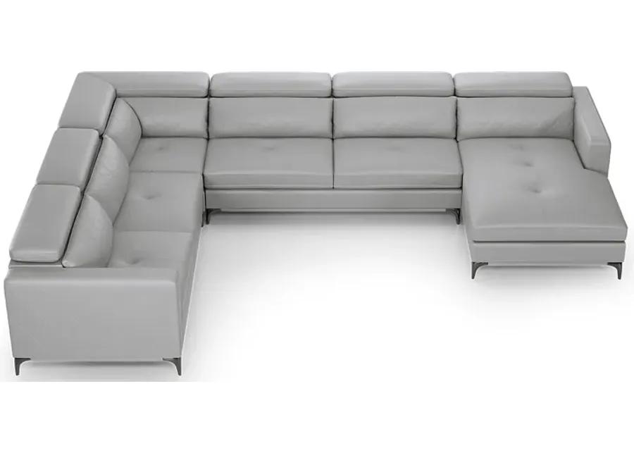 Via Sorrento Platinum 4 Pc Sectional