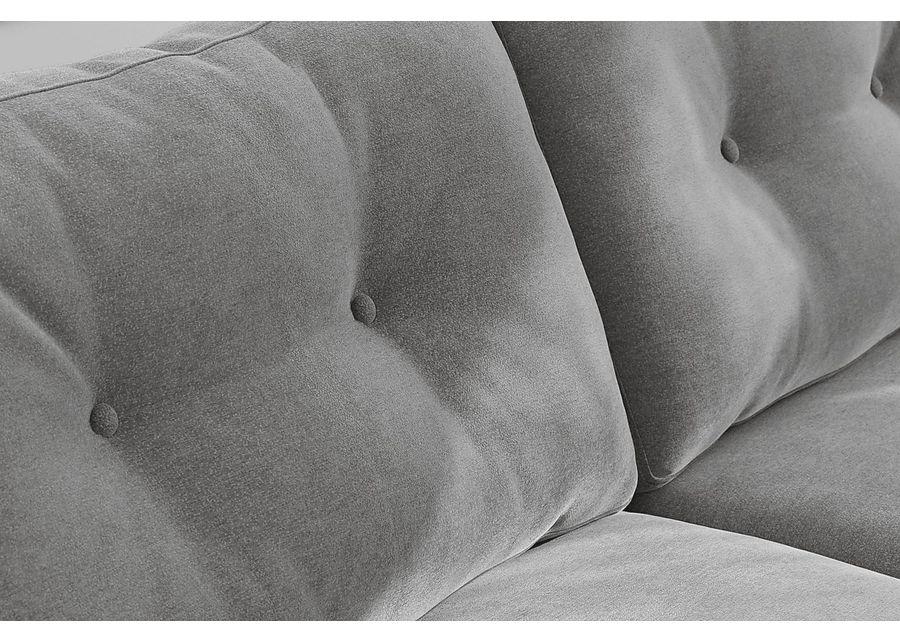 ModularOne Gray 3 Pc Gel Foam Sleeper Sectional