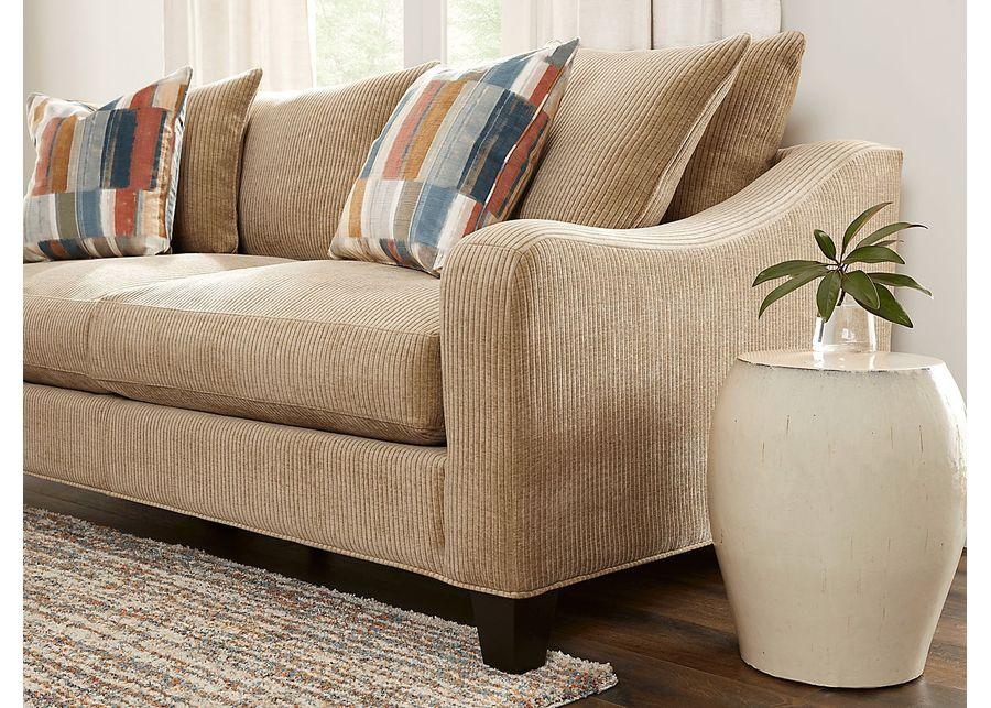 Cambria Gold 7 Pc Living Room with Sleeper Sofa